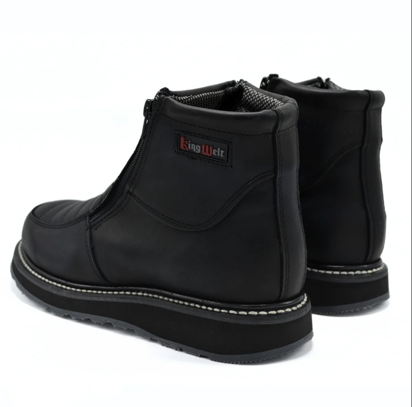 BOTAS DE TRABAJO DE DOBLE DENSIDAD CON CREMALLERA DE 6" KING WELT ULTRA FLEX