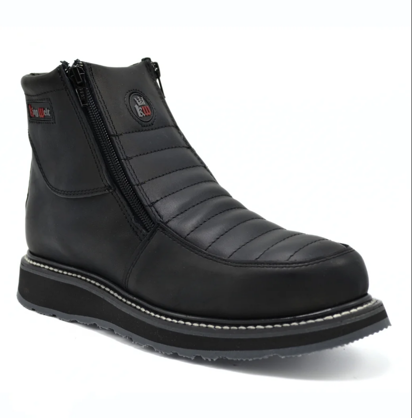 BOTAS DE TRABAJO DE DOBLE DENSIDAD CON CREMALLERA DE 6" KING WELT ULTRA FLEX