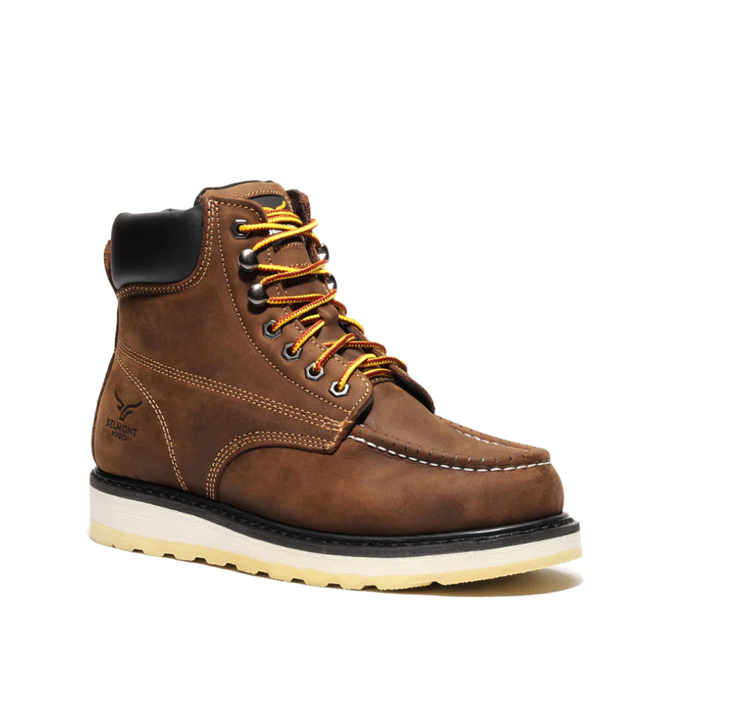 BELMONT 6" MOC TOE BOOT